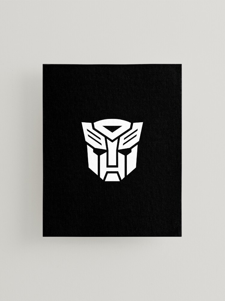 Transformers - White Autobot Symbol Mounted Print for Sale by  TheTransformers