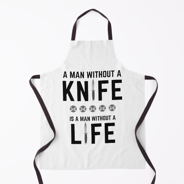 Item preview, A Man Without a Knife Is a Man Without a Life Merchandise designed and sold by Fun-T-Shirts.