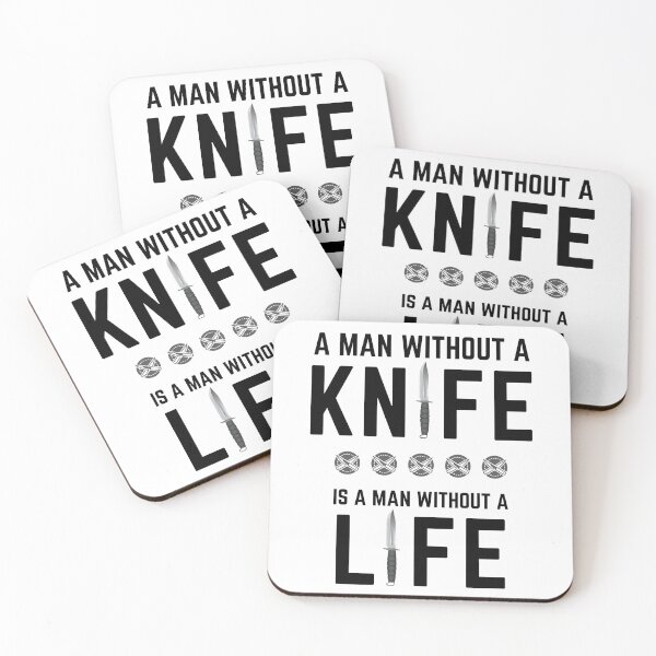 Item preview, Un hombre sin cuchillo es un hombre sin mercancía vital designed and sold by Fun-T-Shirts.