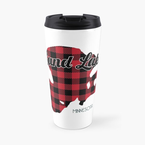 Sand Lake Plaid Britt, MN Travel Mug