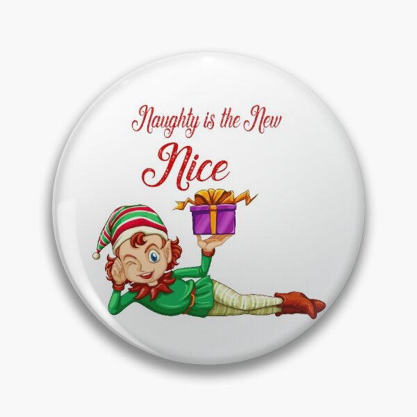 Naughty List Pin | Multi Color | Christmas Pins by PinMart