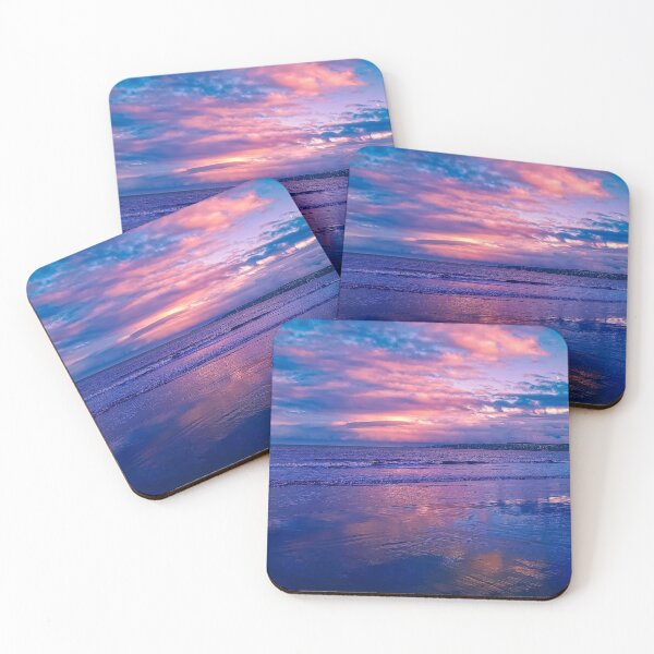 Item preview, Clouds reflect the sunset at Filey Bay designed and sold by MichaelBShannon.