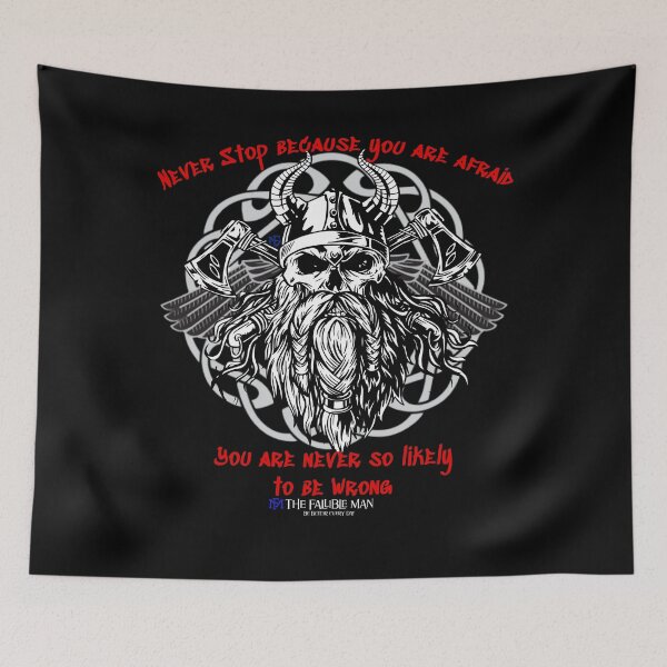 Item preview, Never Stop Because of Fear designed and sold by Thefallibleman.