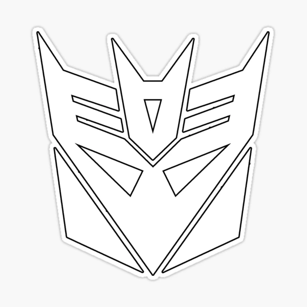 Decepticons Symbol Black And White