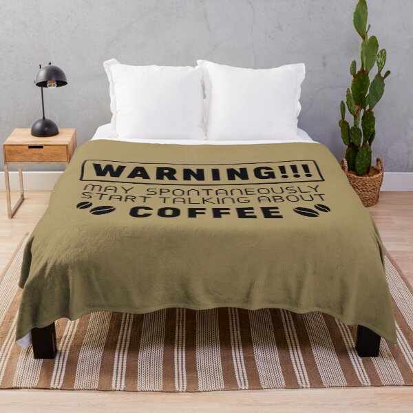 Item preview, Warning may spontaneously start talking about coffee designed and sold by PurrfectCorner.