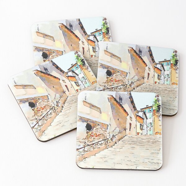 Item preview, Brisighella: foreshortening with staircase designed and sold by Giuseppe Cocco.
