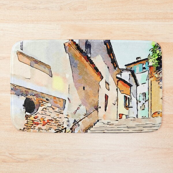 Item preview, Brisighella: foreshortening with staircase designed and sold by Giuseppe Cocco.