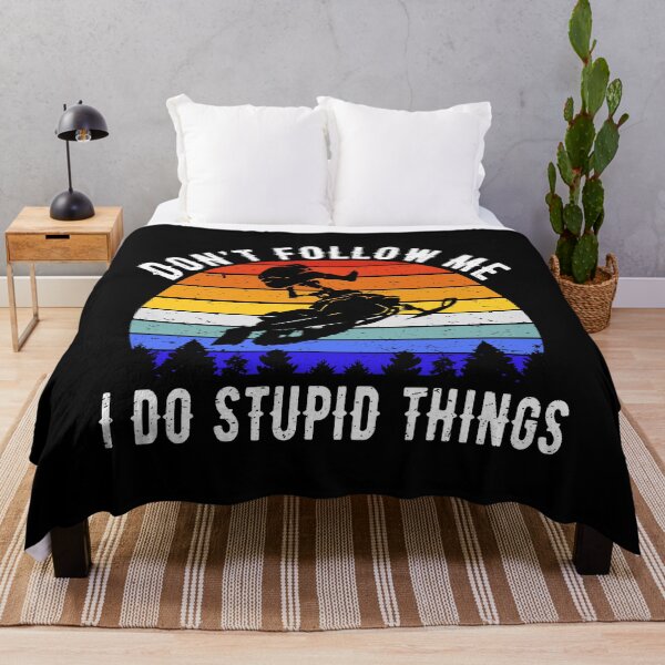 Item preview, Don't Follow Me I Do Stupid Things - Snowmobile II designed and sold by Lemon Pepper.