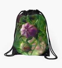 Budding Delight Drawstring Bag
