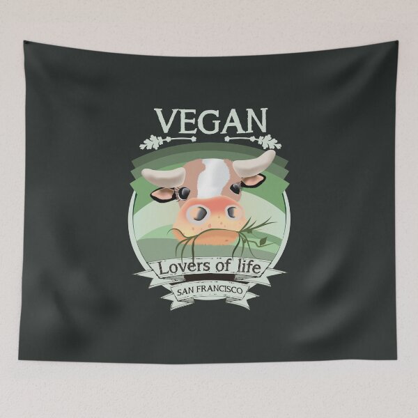 Item preview, Vegan - Lovers of life- San Francisco (light lettering) designed and sold by Arteria Mix.