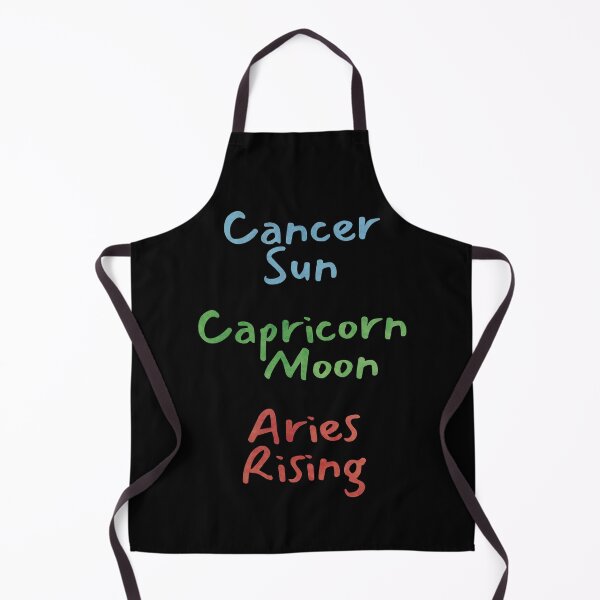 Item preview, Cancer Sun Capricorn Moon Aries Rising Text designed and sold by leomooncreates.
