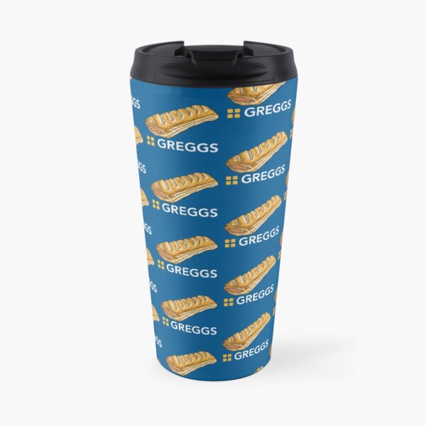 GREGGS logo with Sausage Roll Travel Mug