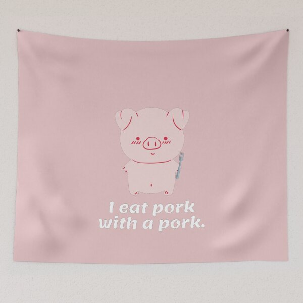 Artikelvorschau, Ich esse Schweinefleisch mit einem Schweinefleisch entworfen und verkauft von ChaiApparel.