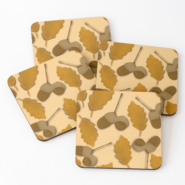 Item preview, Oak leaves and acorns designed and sold by Kimmygowland.
