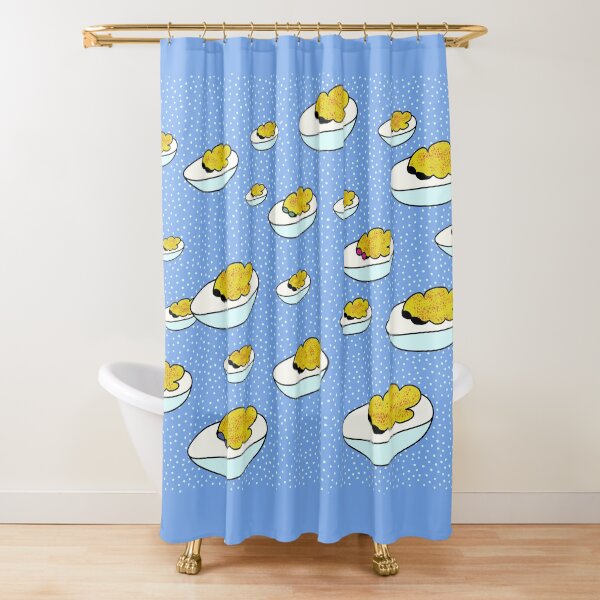 Parade of Devilled Eggs II Shower Curtain