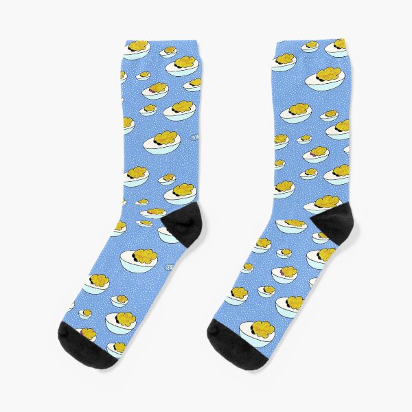 Parade of Devilled Eggs II Socks