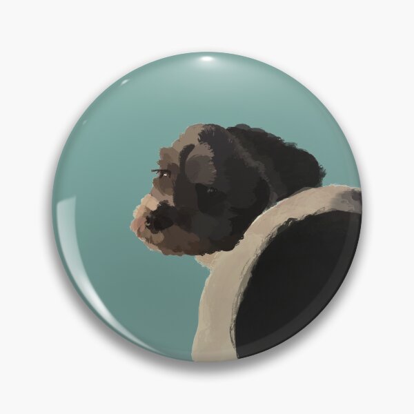 Item preview, Little Black and White Dog designed and sold by RagamuffinArt.