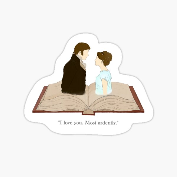 famous-lines-in-literature-pride-and-prejudice-sticker-by