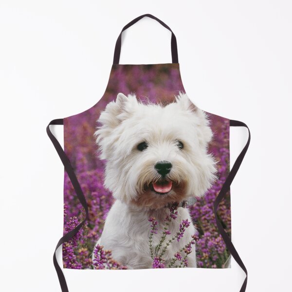 Item preview, Westie, West Highland Terrier Dogs in heather designed and sold by ScienceSource.
