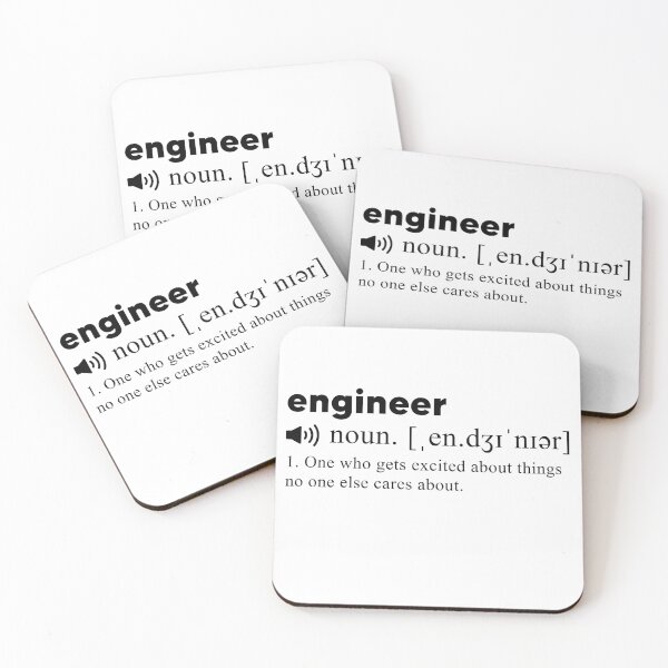 Item preview, Funny Engineer Definition designed and sold by Mo-2000.