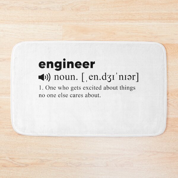 Item preview, Funny Engineer Definition designed and sold by Mo-2000.