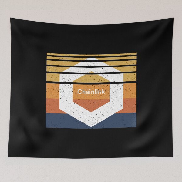 Item preview, Chainlink LINK Cryptocurrency Grunge Sunset designed and sold by Bitcoin-Fashion.
