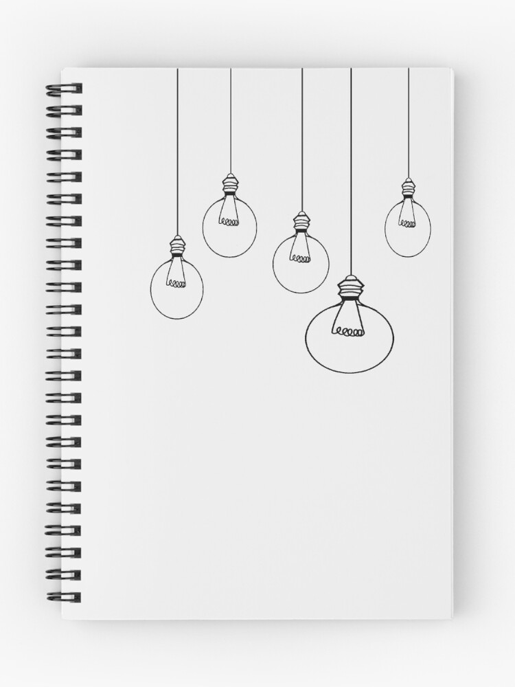 Thumbnail 1 of 3, Journal, Hanging Light Bulbs designed and sold by first-draft.