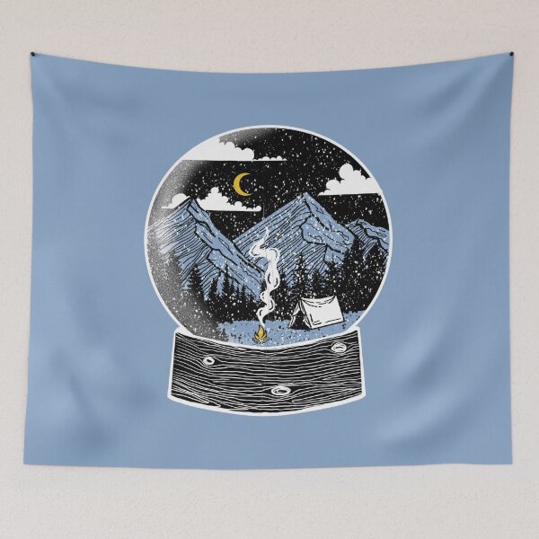 Item preview, Mountain Snow Globe pocket designed and sold by Dianne Delahunty aka digsy .