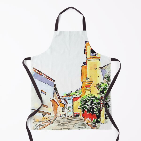 Item preview, Brisighella: foreshortening with staircase and church designed and sold by Giuseppe Cocco.