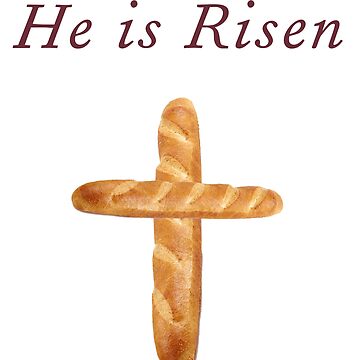 Artwork thumbnail, He Is Risen, Shirley's Bread Apron (Community) by shminoa