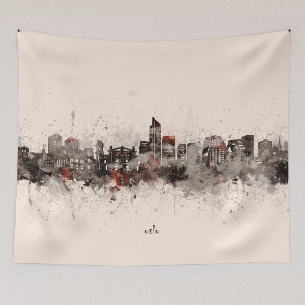 Item preview, oslo skyline designed and sold by BekimART2.