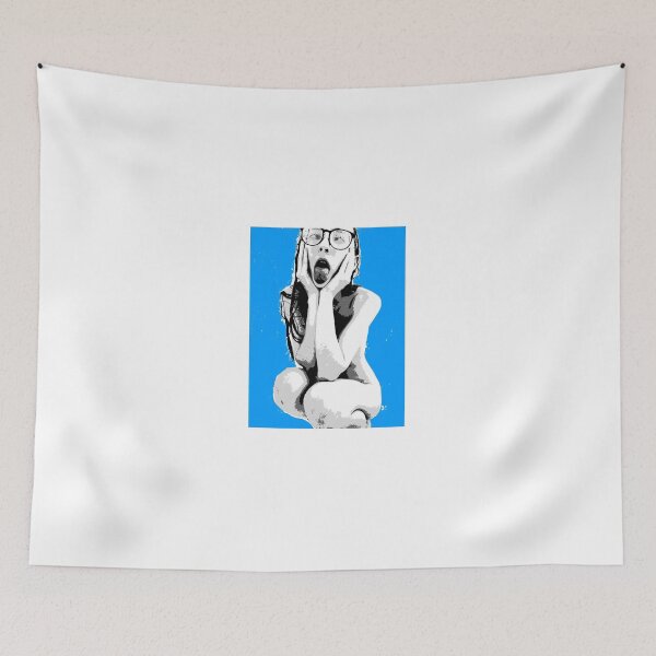 Item preview, Stencil woman sticking out her tongue designed and sold by tylorova.
