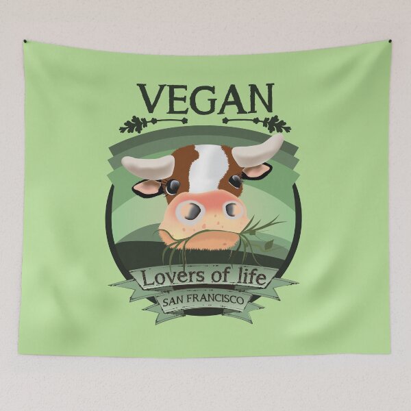 Item preview, Vegan - Lovers of life- San Francisco (dark lettering) designed and sold by Arteria Mix.