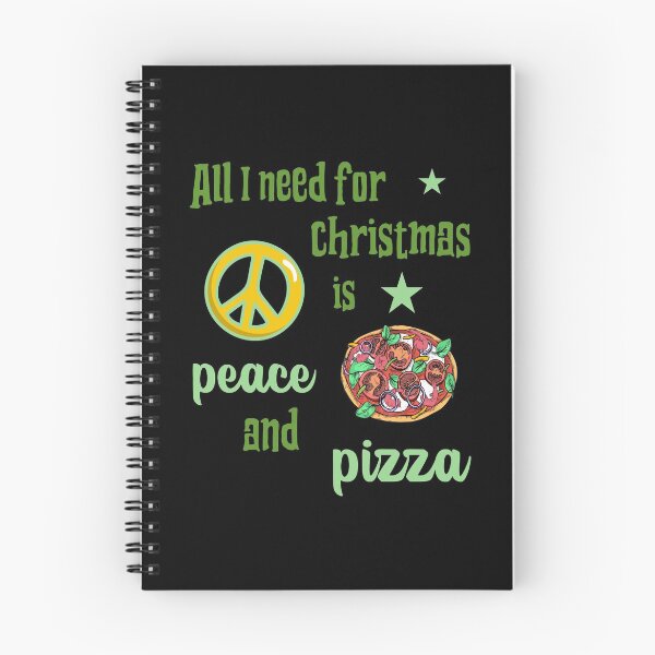 Item preview, Christmas, peace, pizza all I need. designed and sold by Bodino.