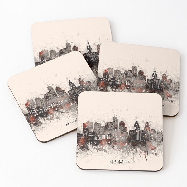 Artikelvorschau, Philadelphia Skyline entworfen und verkauft von BekimART2.