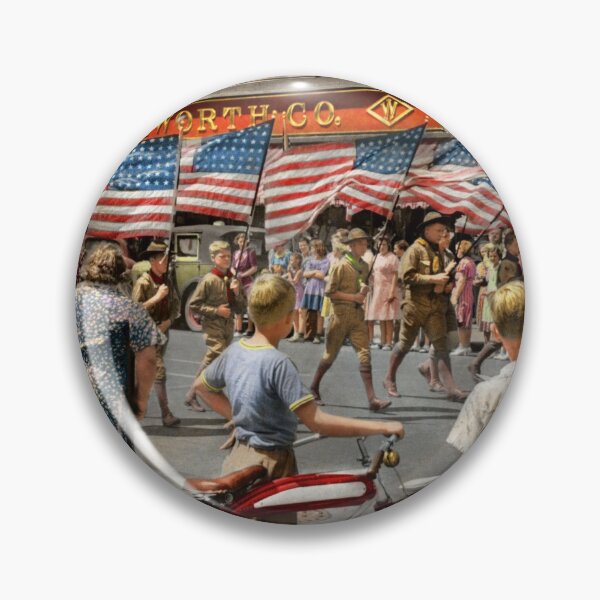 Item preview, City - Watertown WI - Small town parade 1941 designed and sold by Mike Savad Photography.