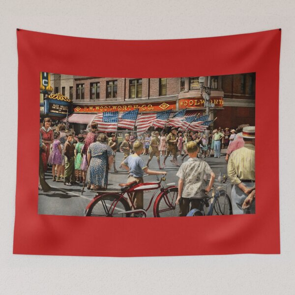 Item preview, City - Watertown WI - Small town parade 1941 designed and sold by Mike Savad Photography.