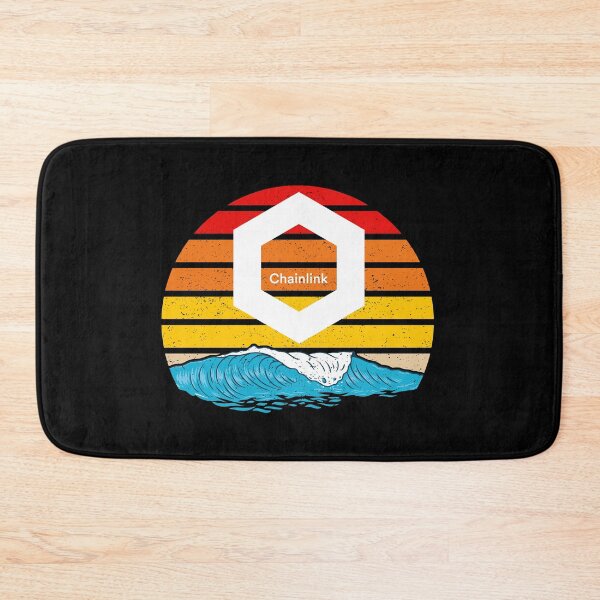 Item preview, Chainlink Ride the Wave Sunset Design designed and sold by Bitcoin-Fashion.