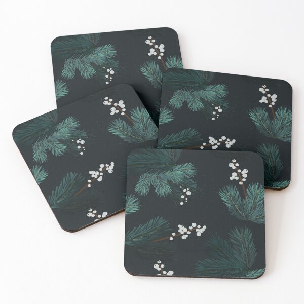 Item preview, Watercolor Christmas pine branches pattern  designed and sold by Milatoo.