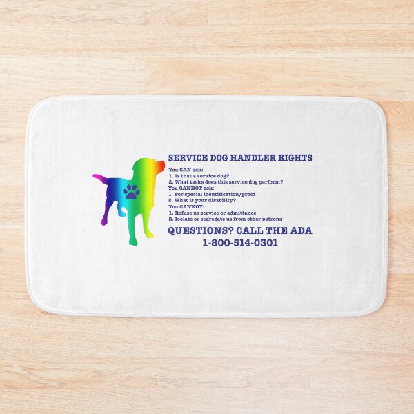 Item preview, Rainbow US Service Dog Handler Rights designed and sold by tension.