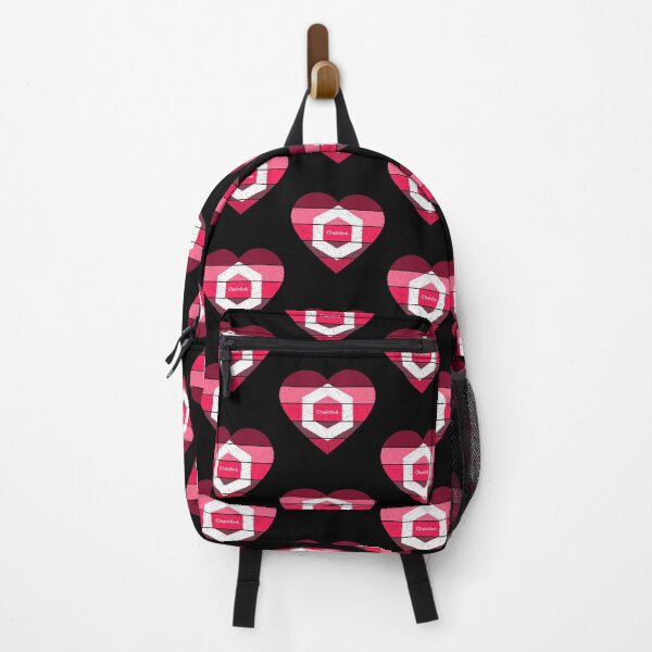 Item preview, Love Chainlink LINK Pink Heart Sunset  designed and sold by Bitcoin-Fashion.