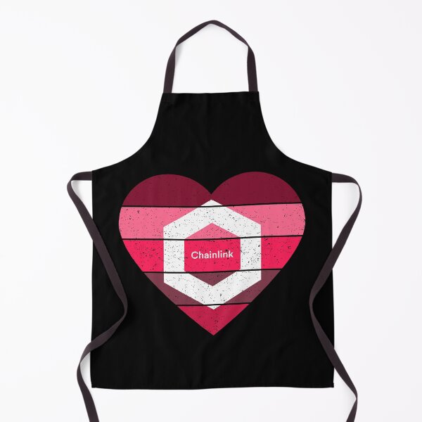 Item preview, Love Chainlink LINK Pink Heart Sunset  designed and sold by Bitcoin-Fashion.