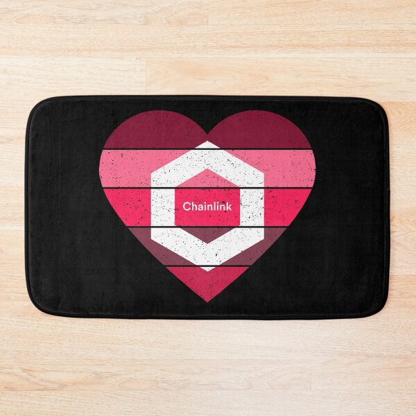 Item preview, Love Chainlink LINK Pink Heart Sunset  designed and sold by Bitcoin-Fashion.