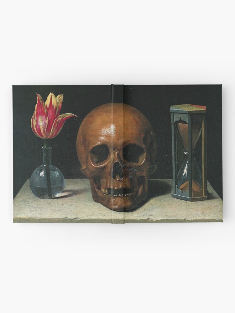 Alternate view of Memento Mori Stoic Still Life with a Skull by Philippe de Champaigne Hardcover Journal