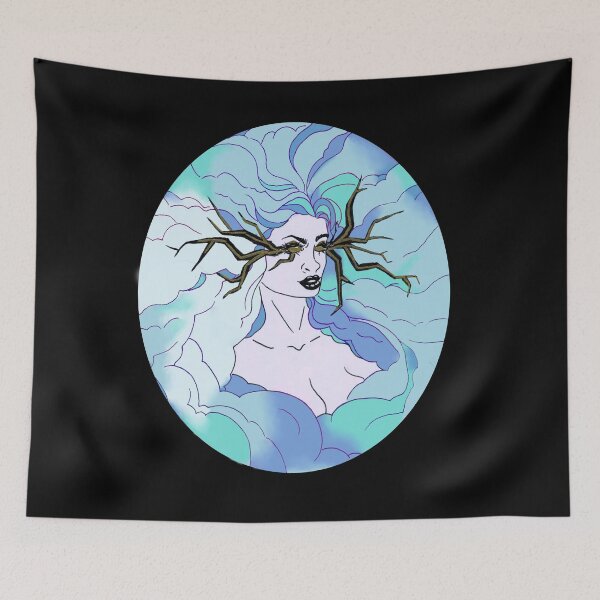 Item preview, Blue Storm Goddess designed and sold by AvalonUnmuzzled.