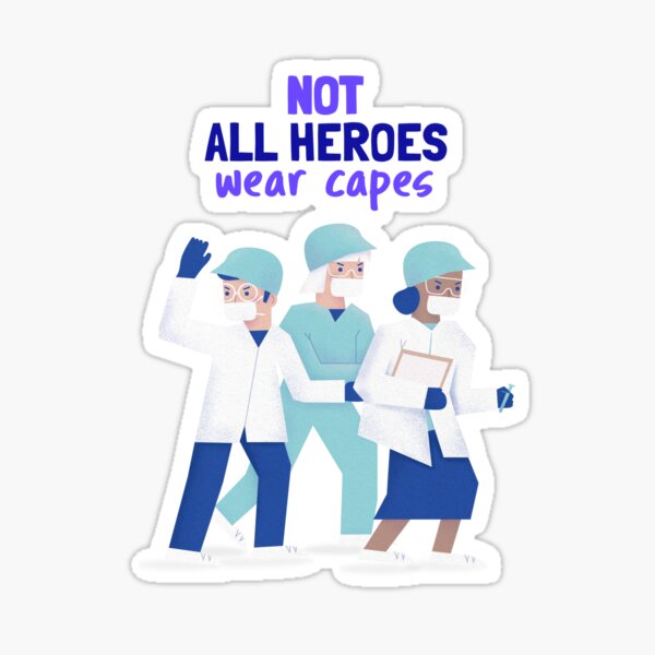 Item preview, Not All Heroes Wear Capes designed and sold by SacredsDesigns.