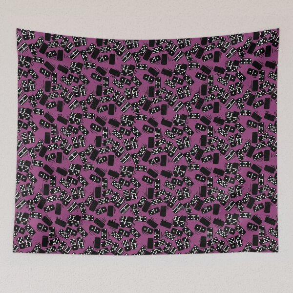 Item preview, Dominos block print pink designed and sold by Kimmygowland.