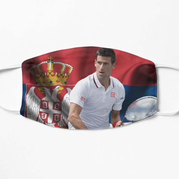 Novak Djokovic Flache Maske