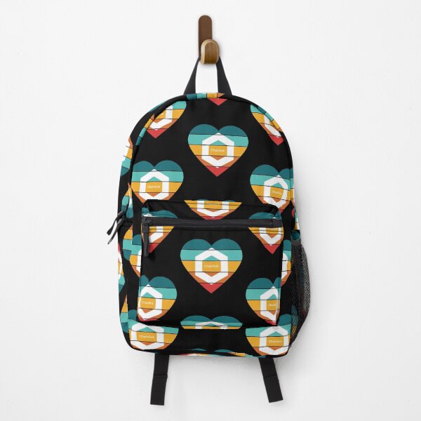Item preview, Love Chainlink LINK Multi Colored Heart Sunset  designed and sold by Bitcoin-Fashion.