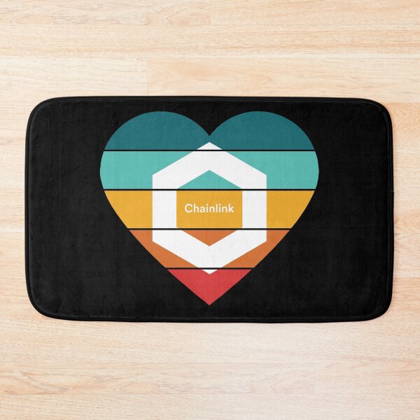 Item preview, Love Chainlink LINK Multi Colored Heart Sunset  designed and sold by Bitcoin-Fashion.